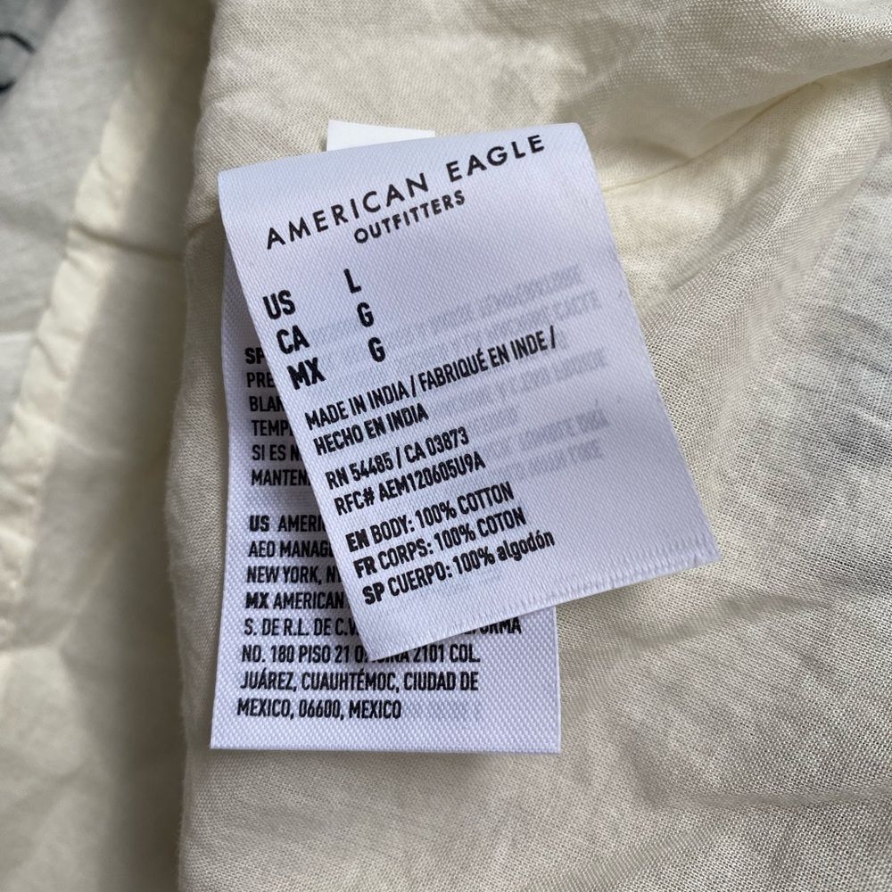 American Eagle Outfitters Womens Floral Mini Dress Size L - Picture 8 of 8
